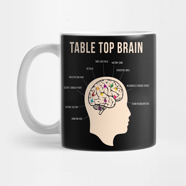 Table Top Brain Board Game Nerd by MooonTees